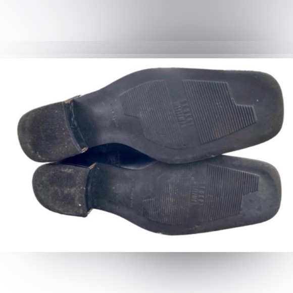 Stuart Weitzman Black Leather & Suede Riding Boots Size 6 - Picture 8 of 10